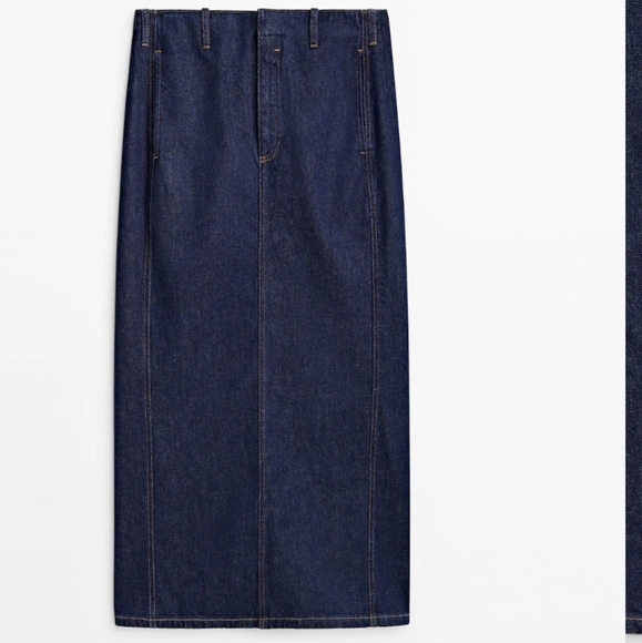 Massimo Dutti Dresses & Skirts - Zara/Massimo Dutti Denim Skirt, size 12